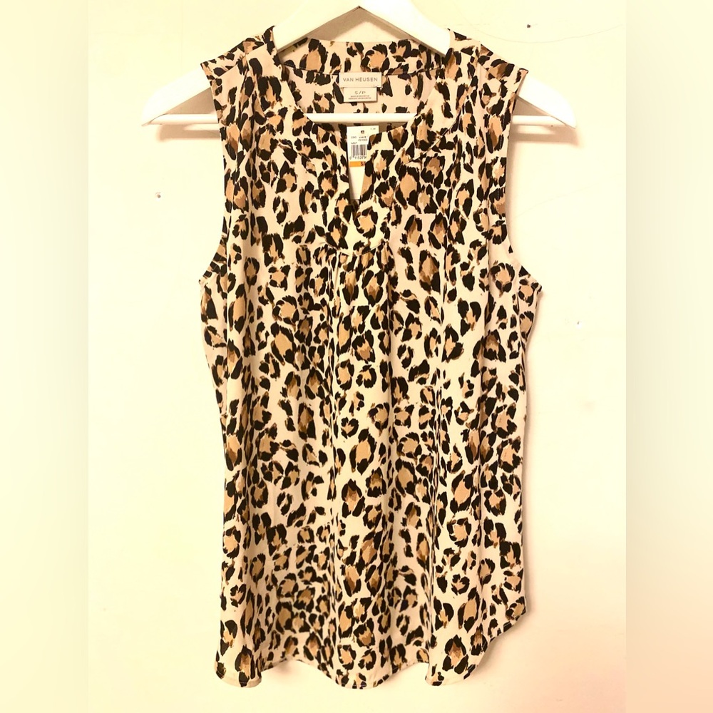 NWT Gorgeous Silky Leopard Top: See pics! - Picture 4 of 9